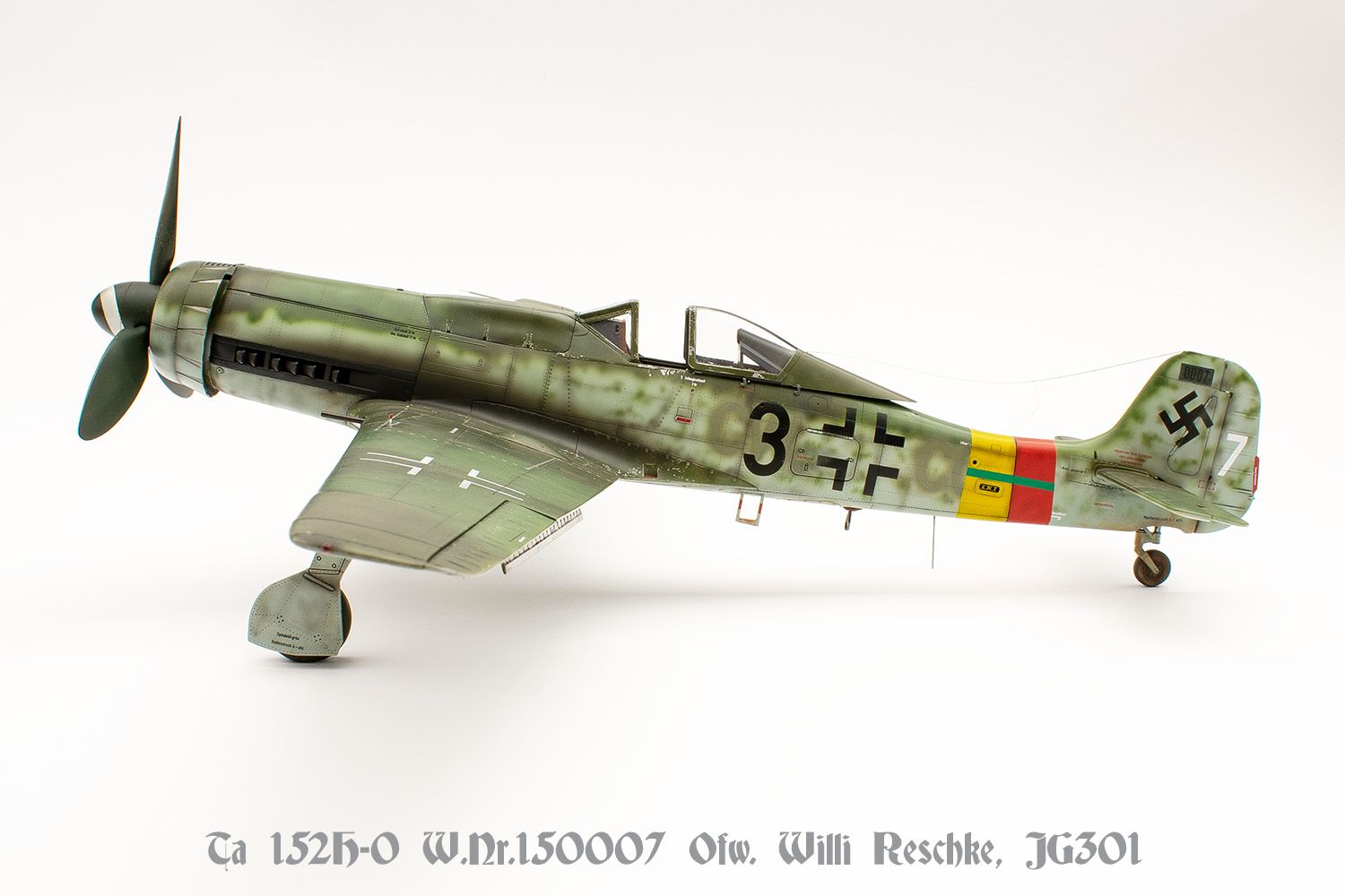 Focke Wulf Ta 152h 0 W Nr 150007 Ofw Willi Reschke Jg 301 Ready